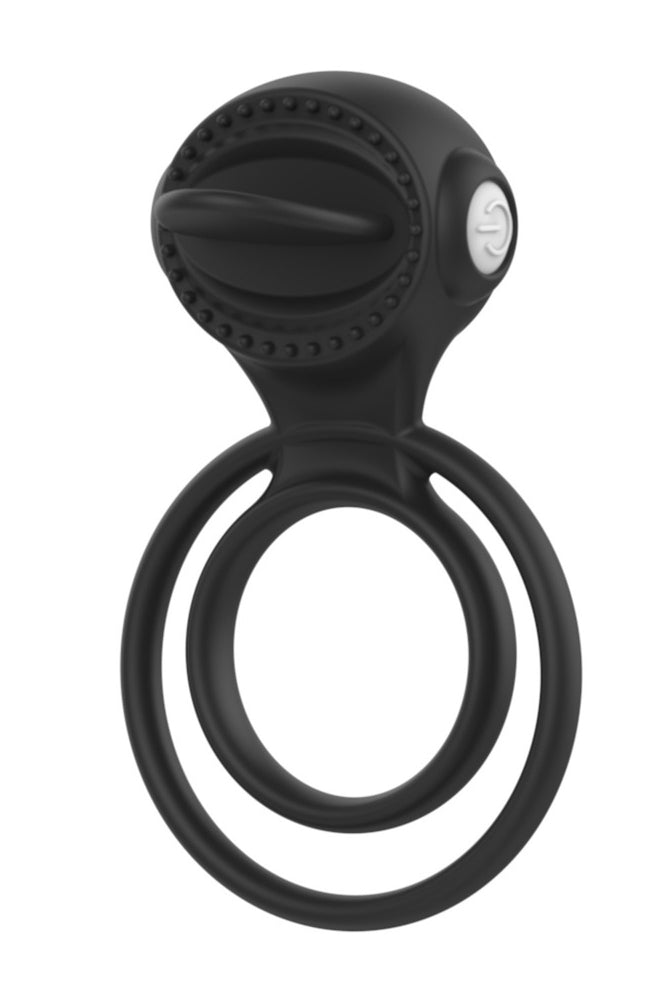 Anneau Vibrant 1 Seul Mode De Vibration Très Extensible Noir Cor 043 Blk