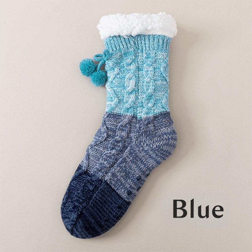 Silicone Non-slip Socks Thicken Thermal Floor Socks New Warm Boots Socks Winter