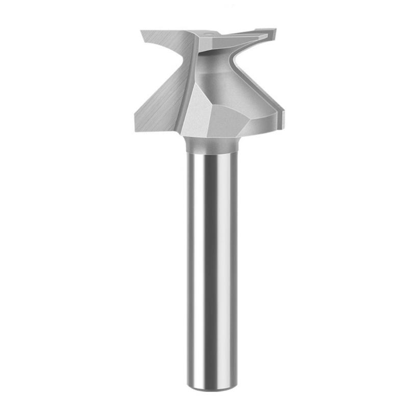 Precisions R10 Curved Woodworking Cutter Chamfer Router Bit Steel Grooves Cutter For Furniture Manufacturing