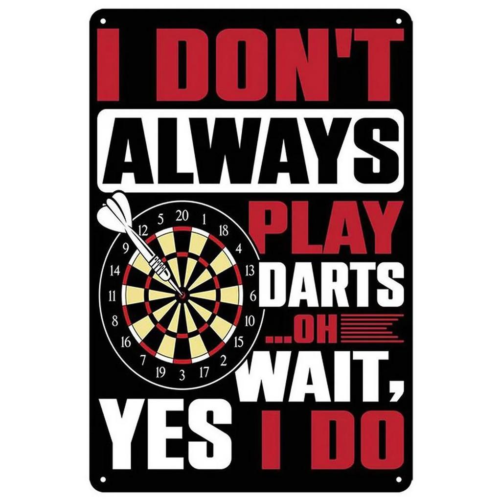 Metal Tin Signs No Beer No Darts Wall Decoration Plaque Vintage Poster Iron Painting for Man Cave Home Cafe Game Room Club Bar