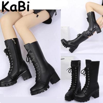 Женские кожаные мартинсы на шнуровке