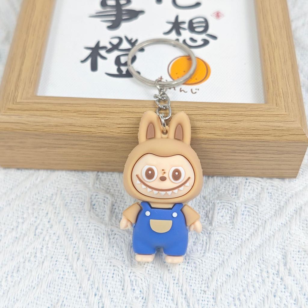 Creative Cartoon Labfabric Keychain Cute Doll Car Pendant Keychain Gift Bag Pendant