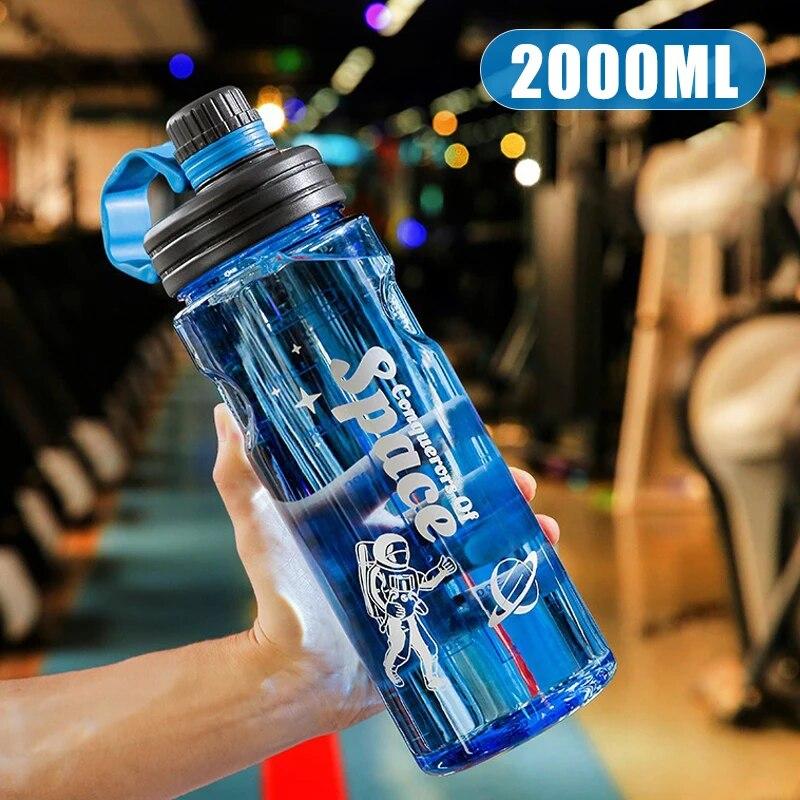 Спортивная бутылка для воды большой емкости 0,5 л 3 л с фильтром, экологически чистый пластик без BPA, питьевая бутылка для фитнеса
