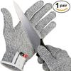 Sprot Gloves Cut-Resistant Protective Stainless Steel Wire Butcher Anti-Cutting Gloves
