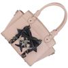 [SecretDoor] Pink Shoulder Bag Shoulder Tote Bag Tote 2WAY Independence Handbag Handbag Ribbon Frills Race Cross Cross Chain Blueberry Heart Landmine