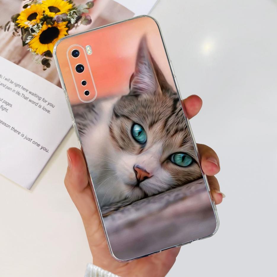 Чехол для OnePlus Nord 1+Nord AC2001 AC2003 Милый Кот Мультяшная Обложка Мягкий Силиконовый Чехол для Телефона Для One Plus 8 Nord 5G Oneplus Z Сумки