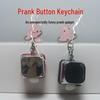 Shock Prank Button Keychain: Trendy Gag Toy for Fun and Decompression