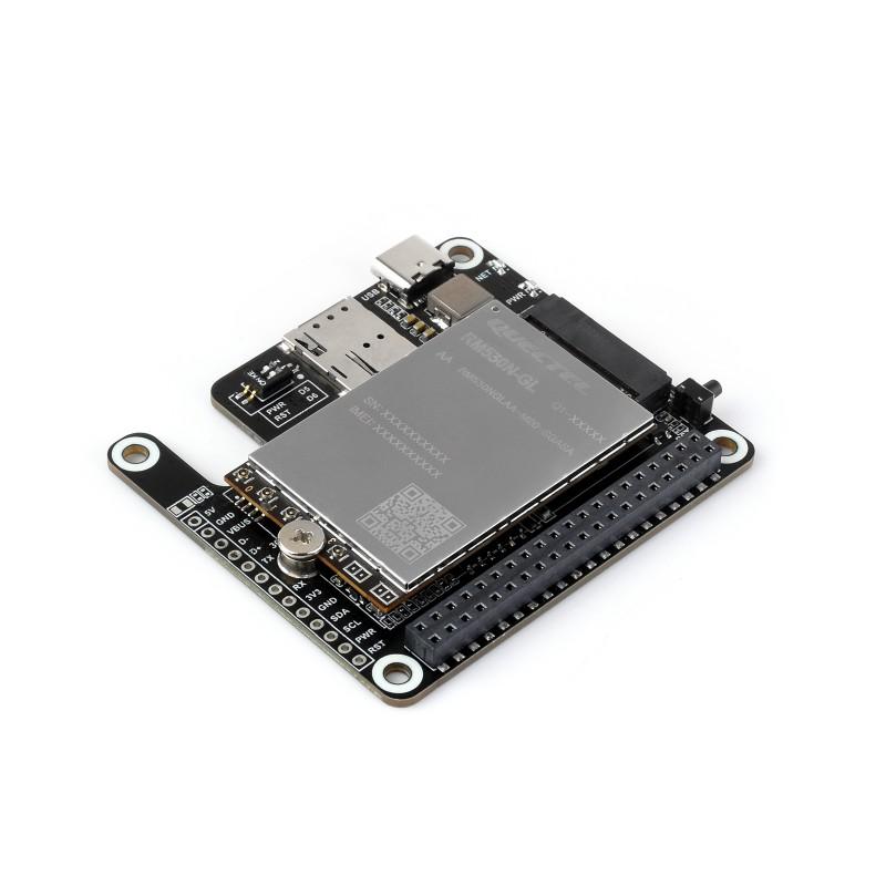 HAT PCIe на 5G/4G/3G, разработанный для RPi 5, совместимый с корпусами 3042/3052, 5G-модули SIMCom/Quectel, Варианты 5G-модуля