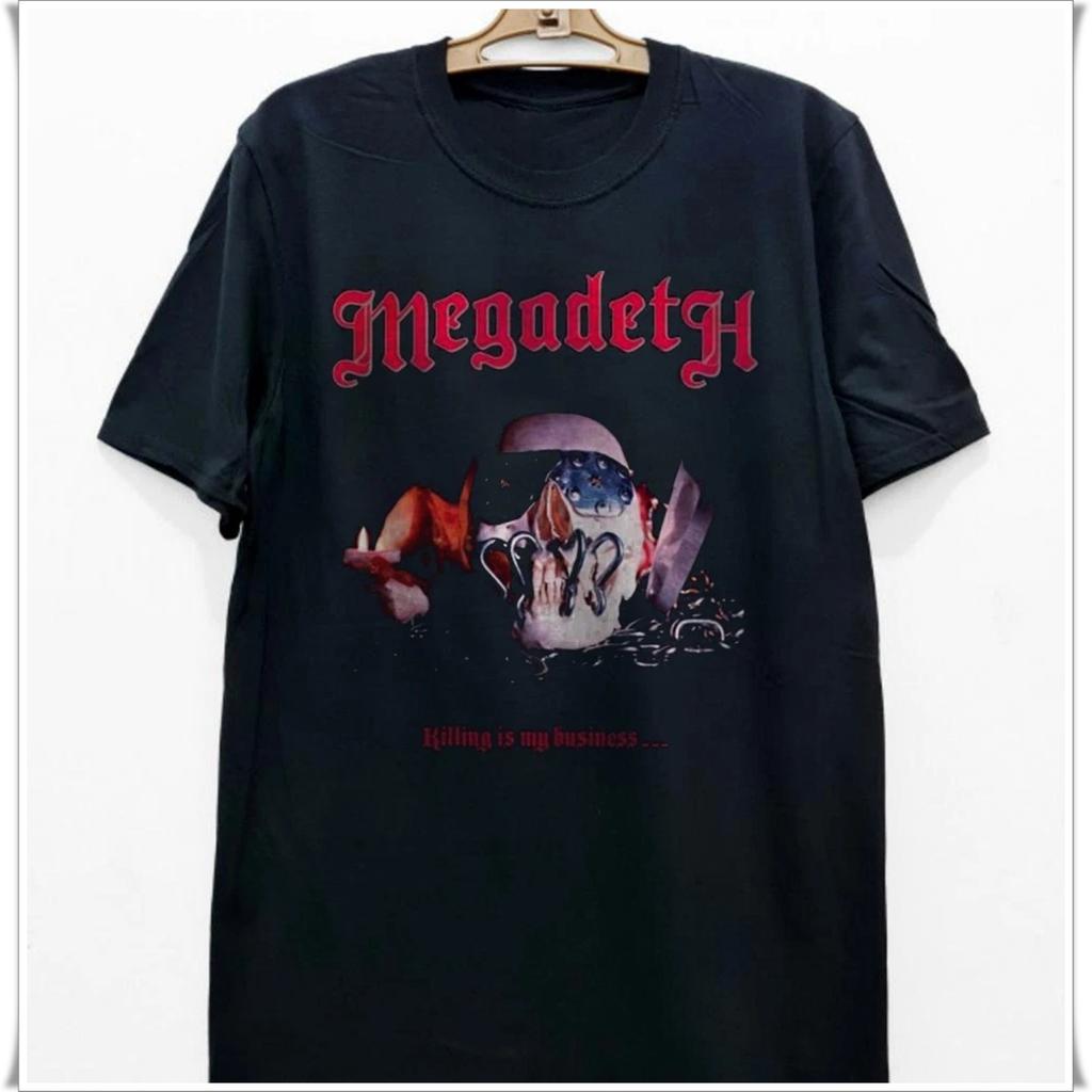 Megadeth Killing Is My Business 1985 T-shirt, Unisex Black T-shirt, Size S-5XL