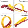 Chain Oil Filter Oil Filter Wrench Adjustable Strap Opener Belt Wrench Oil Filter Puller Strap Spanner