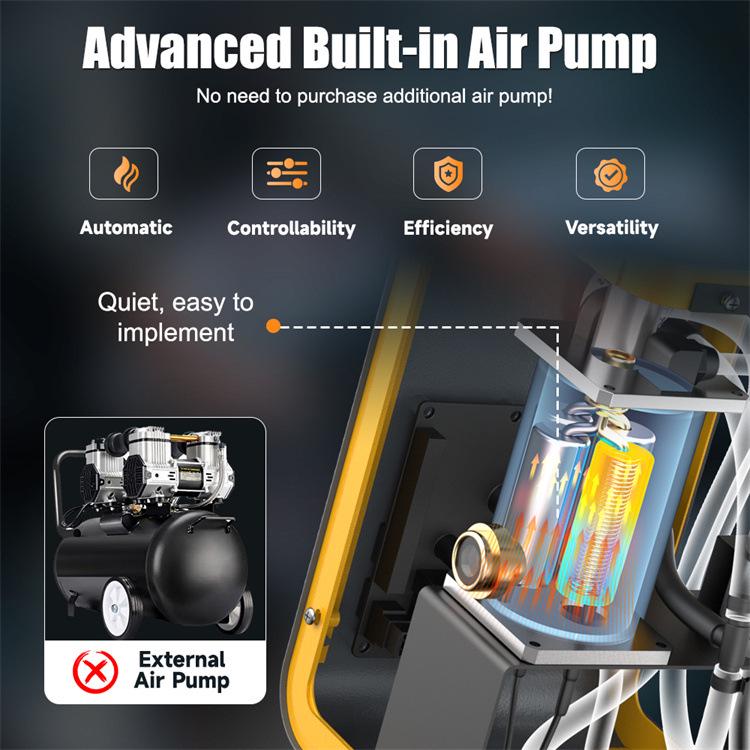 FOXWELL SD203 Детектор утечки дыма со встроенным воздушным насосом для тестирования утечек EVAP и вакуумных утечек