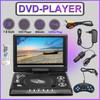 7.8 Inch Portable Home Car DVD Player VCD CD MP3 HD DVD Player Analog TV USB SD Cards RCA Game LCD 16:9 Rotate