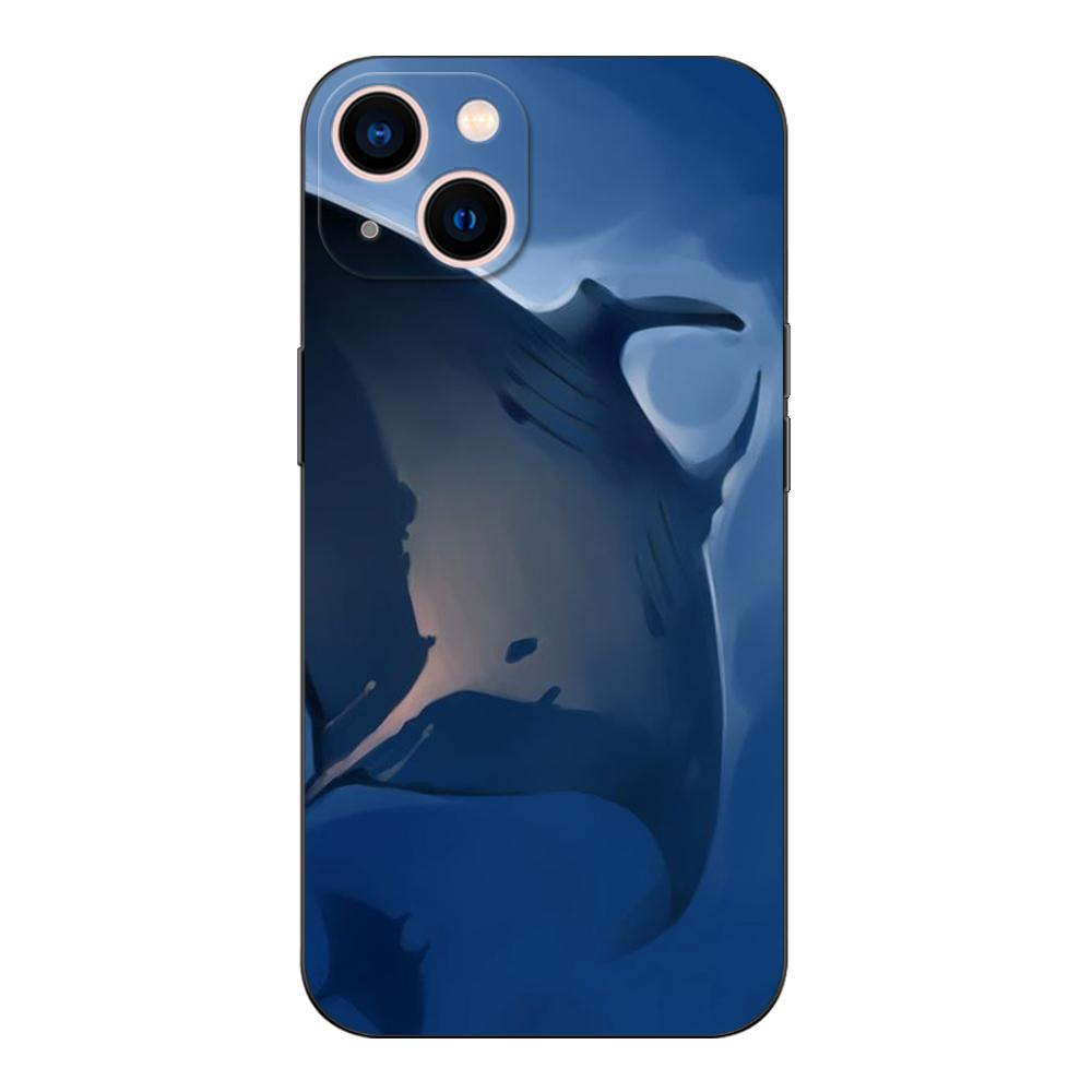 Black Tpu Case For OPPO Reno 6 5 3 4 4Z 4F SE 5F 5Z PRO PLUS Lite 6 6z 4G 5G Animal Manta Ray