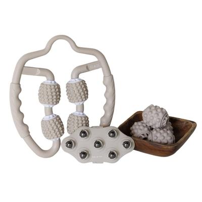 Belmise Фасциальный ролик Мышечный магнитный ролик для миофасциальной спины Отечность Ролик для йоги Набор из 3 штук, Поверхностный/Глубокий ролик, Расслабление, Массаж,