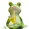 Frog Ornament Resin Decorative Cartoon Animal Hand-Painted Sitting Lying Down Standing Frog
