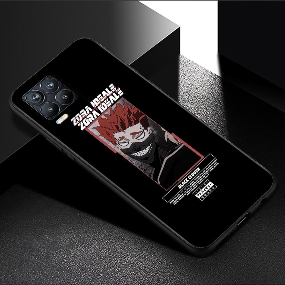 Чехол для телефона Oppo Realme GT 8 7 6 5 Pro C3 C11 C21 C21Y C20A XT X7 X50 Pro, ультра силиконовый чехол, черный корпус, аниме, черный клевер