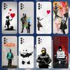 Чехол для телефона Street Art Banksy Graffiti для Samsung Galaxy A 91,80,73,72,71,53,52,51,22,5G Ударопрочный Мягкий Черный Чехол