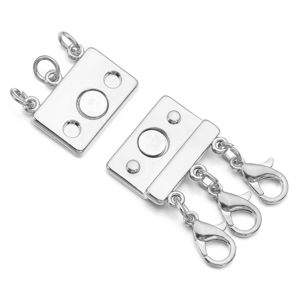 Застежки-пряжки Магнитный разъем для ожерелья для многослойного браслета Магнитная застежка ожерелья