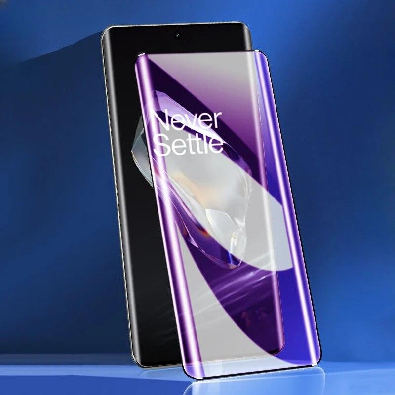 Для OnePlus 12 3D изогнутая защитная пленка из закаленного стекла для One Plus12 1 + 12 ONEPLUS12 Антисиняя защитная пленка с полным покрытием