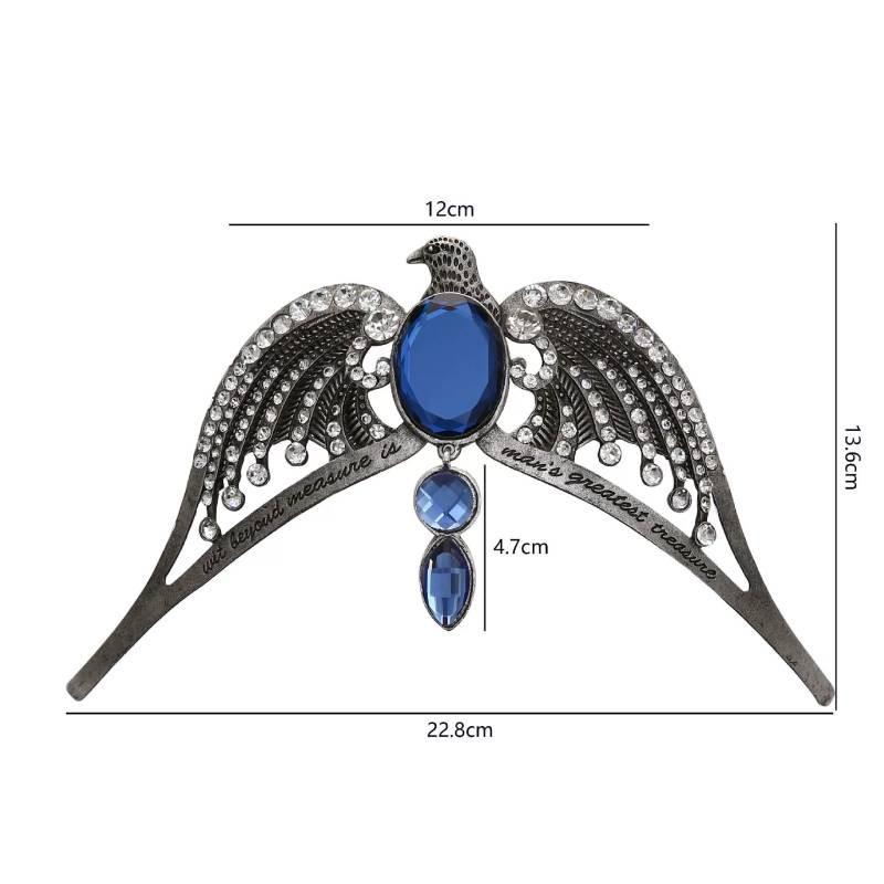 Stunning Eagle Inspired Metal Crown For Ravenclaw Fans Perfect For Harry Potter Lovers