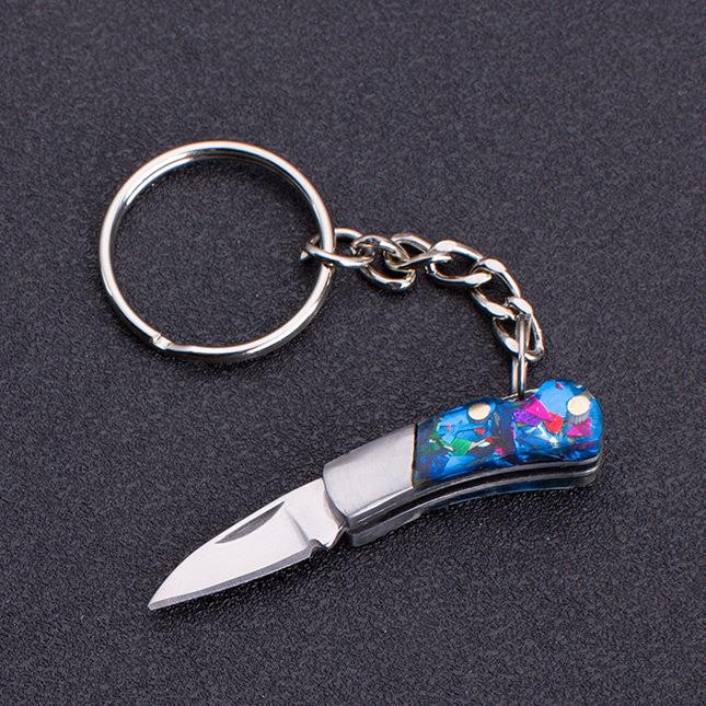 Брелоки для ключей Брелоки для ключей Подарки Разборка своими руками Экспресс-доставка Брелоки для ключей, Мини-брелок, Маленький нож, Красочный карманный мини-подарок