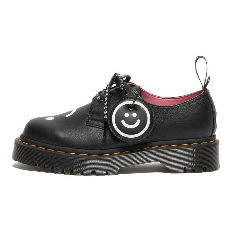 Dr. Martens Черные женские кроссовки Lazy Oaf x 1461 Bex Low Pisa 27517001