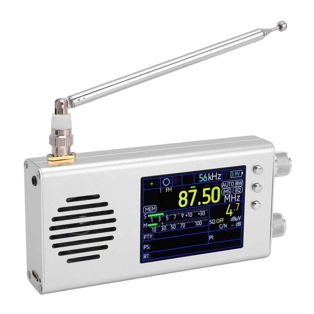 Портативный SSB коротковолновый радиоприемник 3,2-дюймовый ЖК-дисплей Двойные стереодинамики Аккумулятор 5000 мАч AM FM SW CB VHF UHF LW MW Всеволновый радиоприем