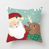 Cartoon Christmas Throw Pillow Set Santa Claus Sofa Gift Home Decor Pillowcase Christmas Gift Pillowcase
