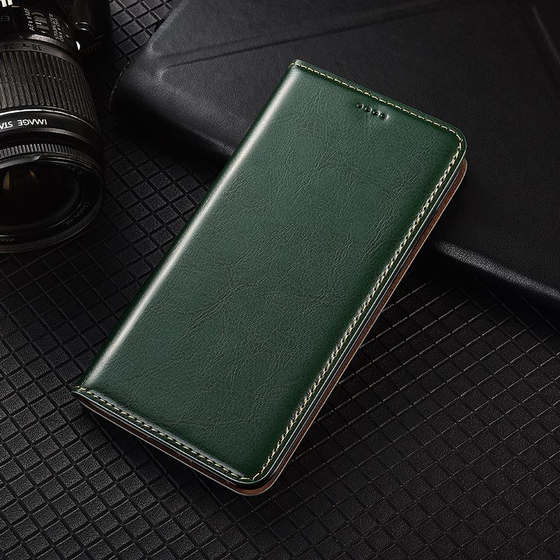 Чехол из натуральной кожи Crazy Horse для Redmi Note 7 8 8T 9 9S 10 10S 11 12 13 14 15 Pro + Plus, чехол-бумажник для телефона