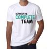 Men’s Vintage Tee Shirt Graphic T Shirt Be Part of The Complete Team White