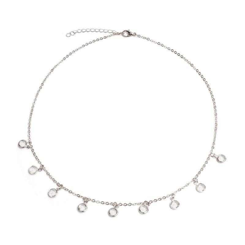 C114 Fashion Diamond Necklace for Women, Unique Creative Pendant Clavicle Chain
