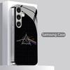 2D чехол для телефона с оптическим призматическим узором для Samsung S26 S25 S24 S23 S22 S21 S20 A56 A36 A16 - Гальванизированная стеклянная защитная крышка