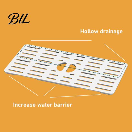 Kitchen Fridge Organizer Box Refrigerator Storage with Lid And Handle Built-in Drain Partition Transparent Container for Fruits Vegetables Fresh Food