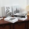 City Fake Books For Decoration Coffee Table Modern Home Decoration Books Simplicity Display Book Paris London York