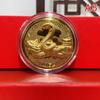 1 Pcs  New Year Of The Snake Commemorative Coins Chinese Zodiac Medals 3D Relief Coins Collectibles