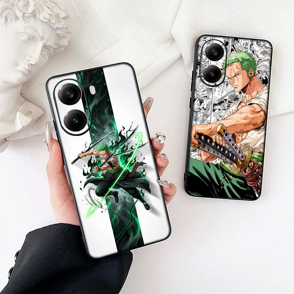 Чехол для телефона Nami One Piece Roronoa Zoro Luffy для Xiaomi Redmi Note 12 11 10 A3 Pro 10A 10C 12C Note12 5G Защитный чехол