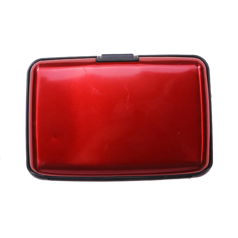 8 слотов RFID держатель для кредитных карт протектор алюминиевый металлический кошелек для кредитных карт держатель для визитных карточек для мужчин и женщин Подарочная коробка