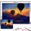 Cross Stitch Kit DIY Diamond Embroidery Hot Air Balloon Diamond Painting Home Decor