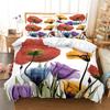Beautiful Flowers Bedding Duvet Cover Fashion Bedding Set King Quilt Cover Bed Set Girls Boys Bedding Duvet Cover Set Bedding