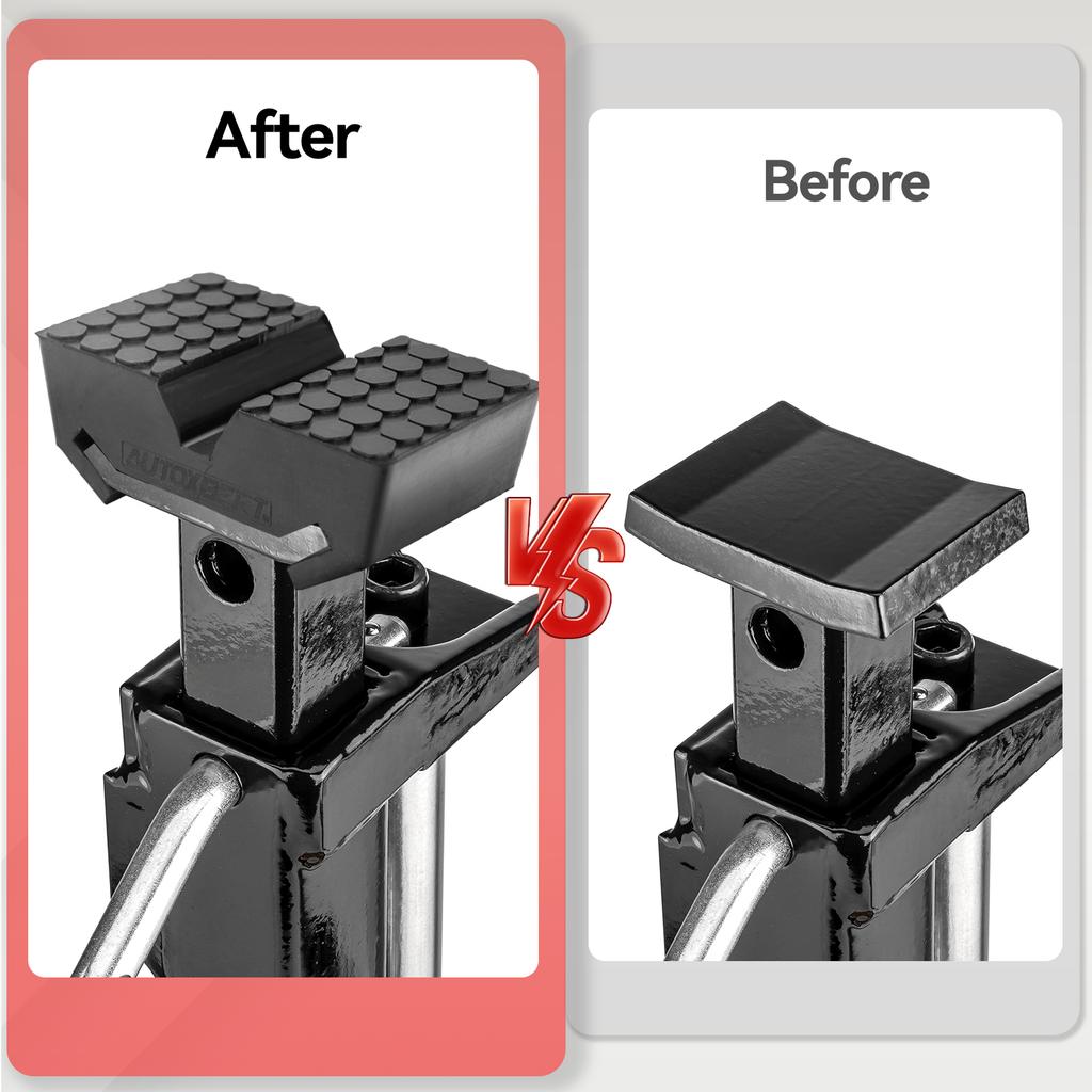 Резиновая накладка на подставку-домкрат с прорезью, накладка, адаптер седла для бутылочного домкрата, ремонтный инструмент, рамная подставка, рельсовый адаптер для сварки внахлест, защита рельса
