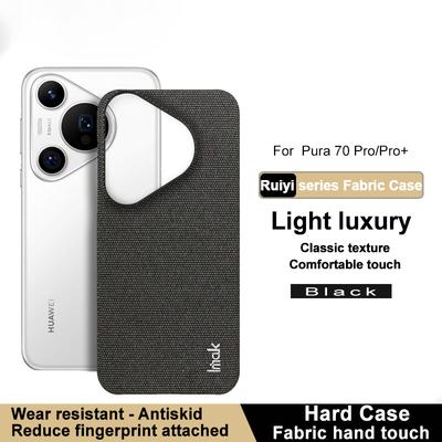 Серия IMAK Ruiyi для Huawei Pura 70 Pro/Pura 70 Pro+ Чехол Тканевая текстура Кожа+ПК Задняя крышка для телефона