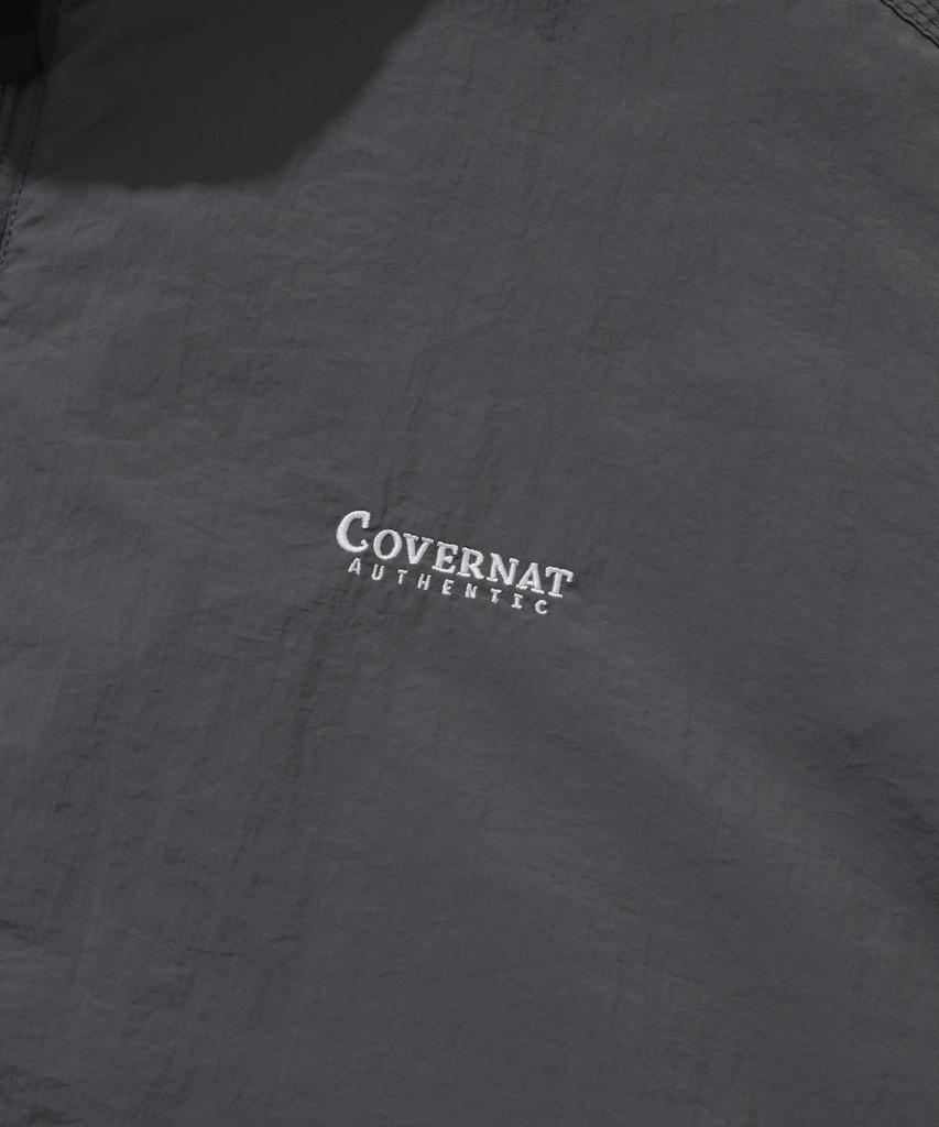 COVERNAT Удобная нейлоновая спортивная куртка, угольный цвет