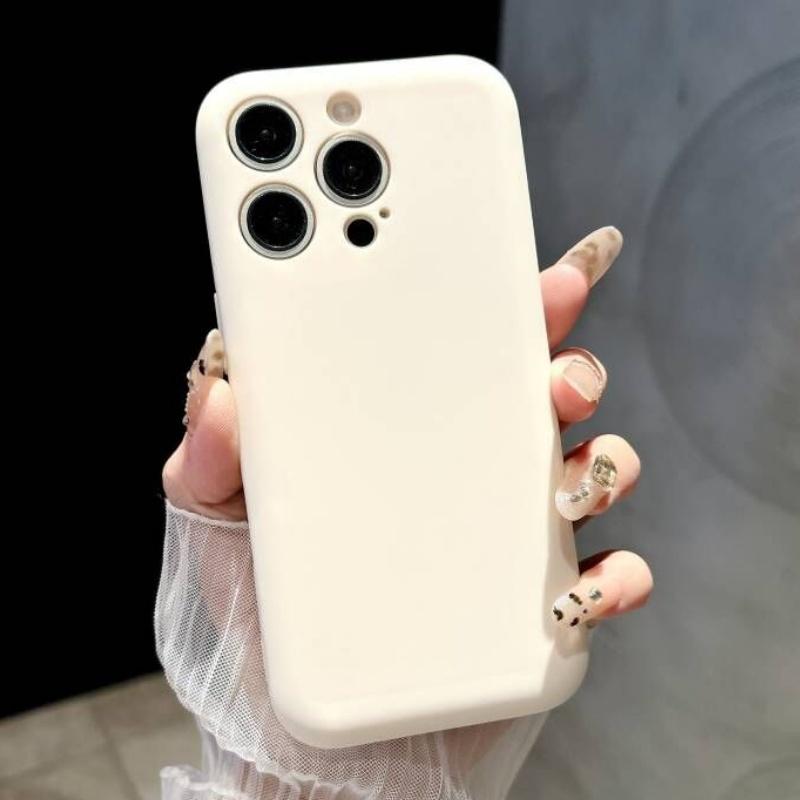 Матовый жидкий силиконовый чехол для телефона в форме мыла для iPhone 16 15 14 Plus 13 12 Pro Max 11, простой противоударный чехол