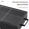 Zhishi Stainless Steel Portable BBQ Grill with Lid