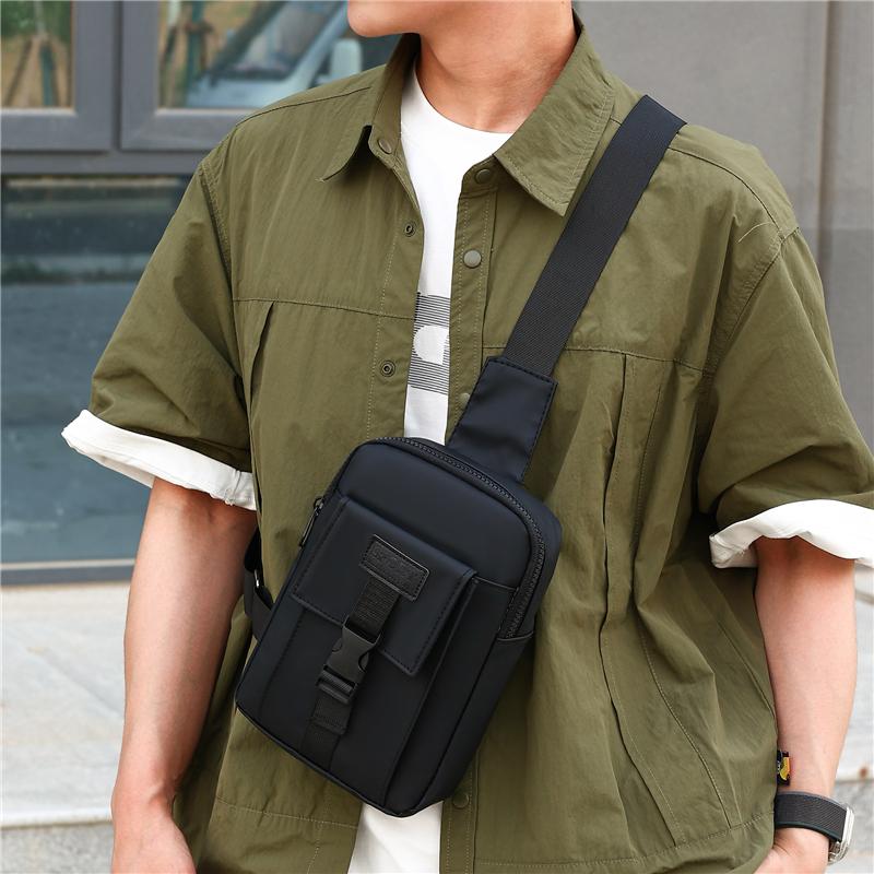 Мужская нагрудная сумка Модная наплечная нагрудная разгрузка Мужская спортивная сумка кроссбоди для мужчин Мини-сумка для телефона Сумка-тоут для путешествий