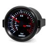 2" 52mm 12V Car LED Smoke Len -1~0~2 BAR Turbo Boost Gauge Turbin Mechanical Boost Indicator Meter For Engine Car Accessories Mass Air Flow 3