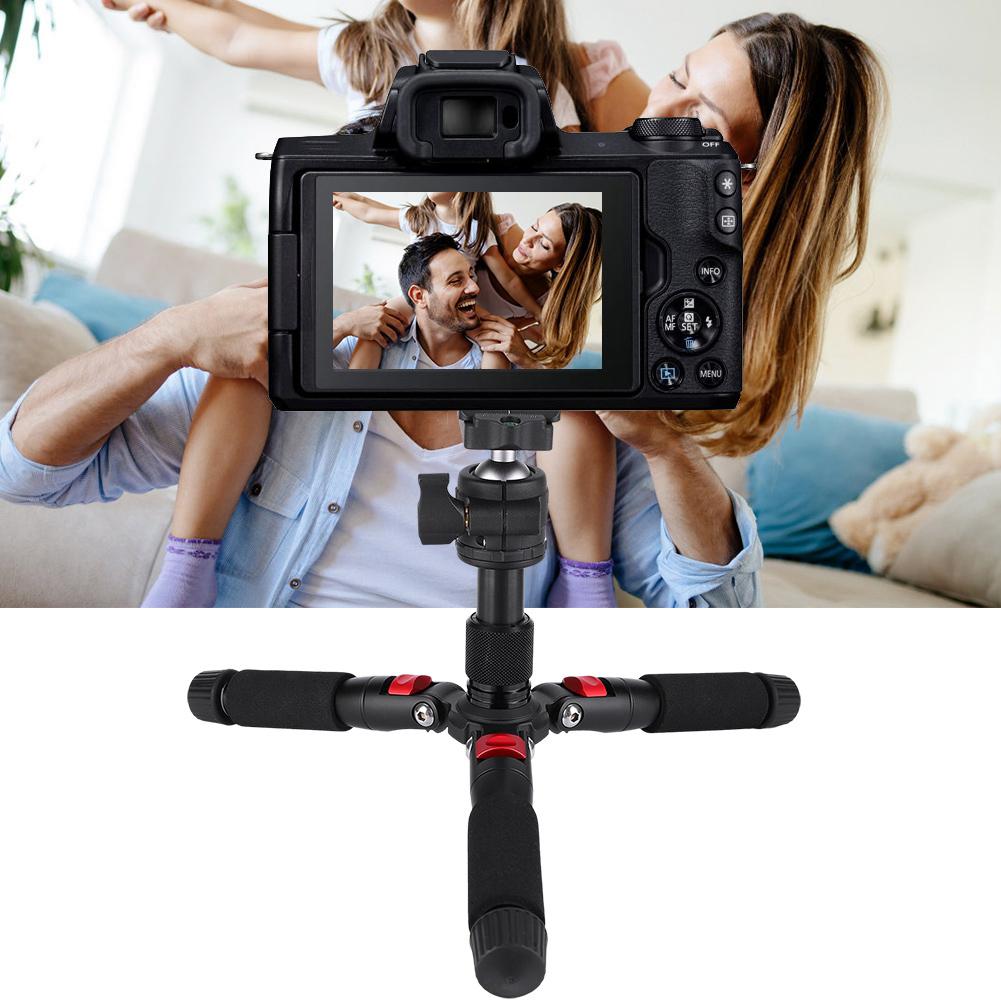 K521 Мини Портативный Настольный Раздвижной Штатив для DSLR Беззеркальной Камеры Красный