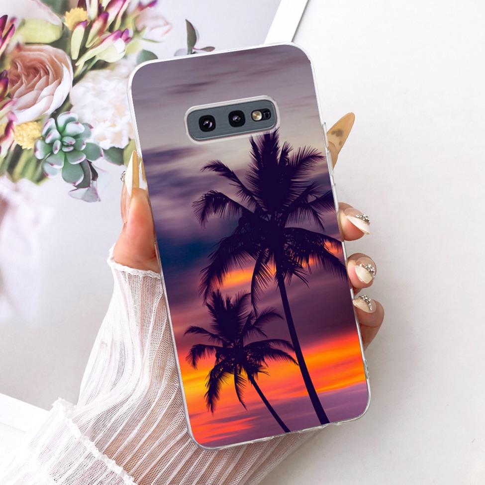 5.8'' Cover For Samsung S10e Case SM-G970F Clear Cute Kawaii Fashion Butterfly Funny Painted Casing For Samsung Galaxy S10e
