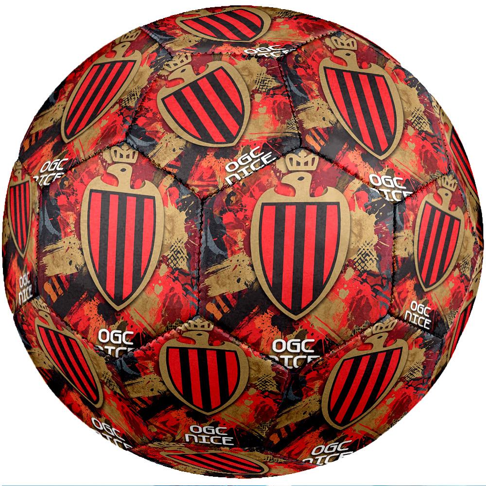Футбольный мяч OGC Nice FC, размер 5, стандартный, прочный, для тренировок и матчей, для взрослых, для занятий спортом на открытом воздухе