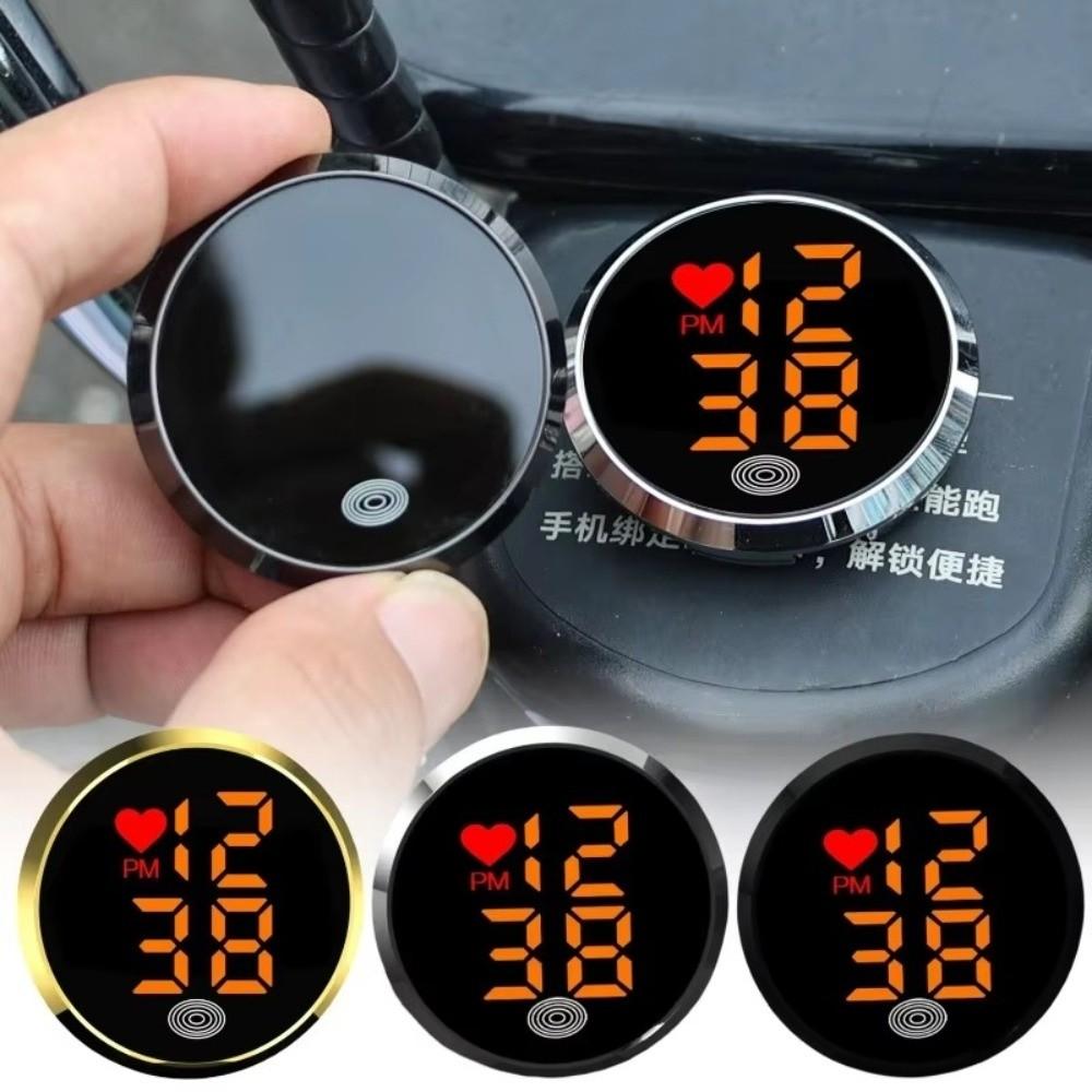 Touch-Activated Car Dashboard Clock Mini LED Electronic Watch Digital Clock Home/Office